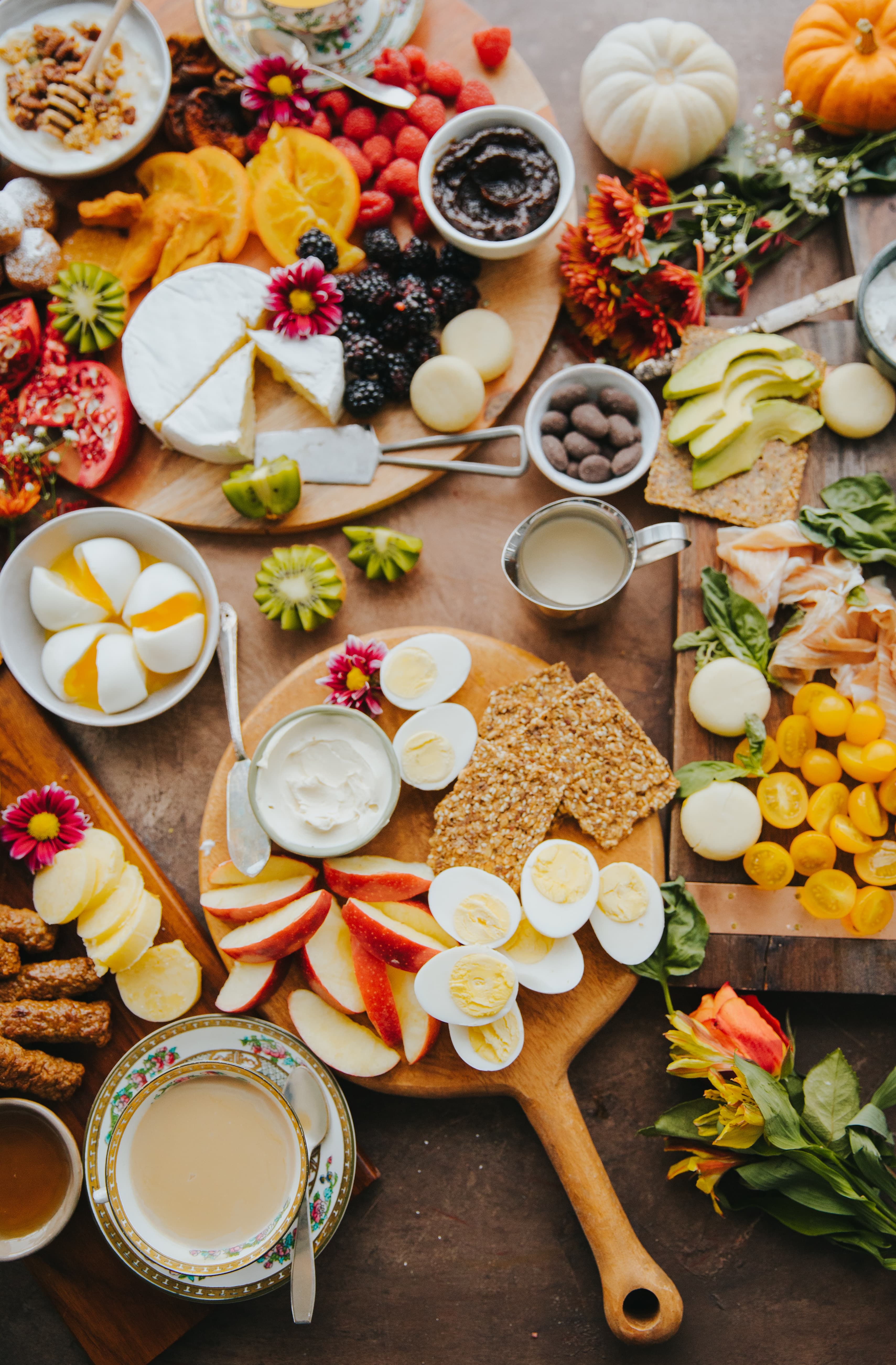 photo of beautifully arranged food