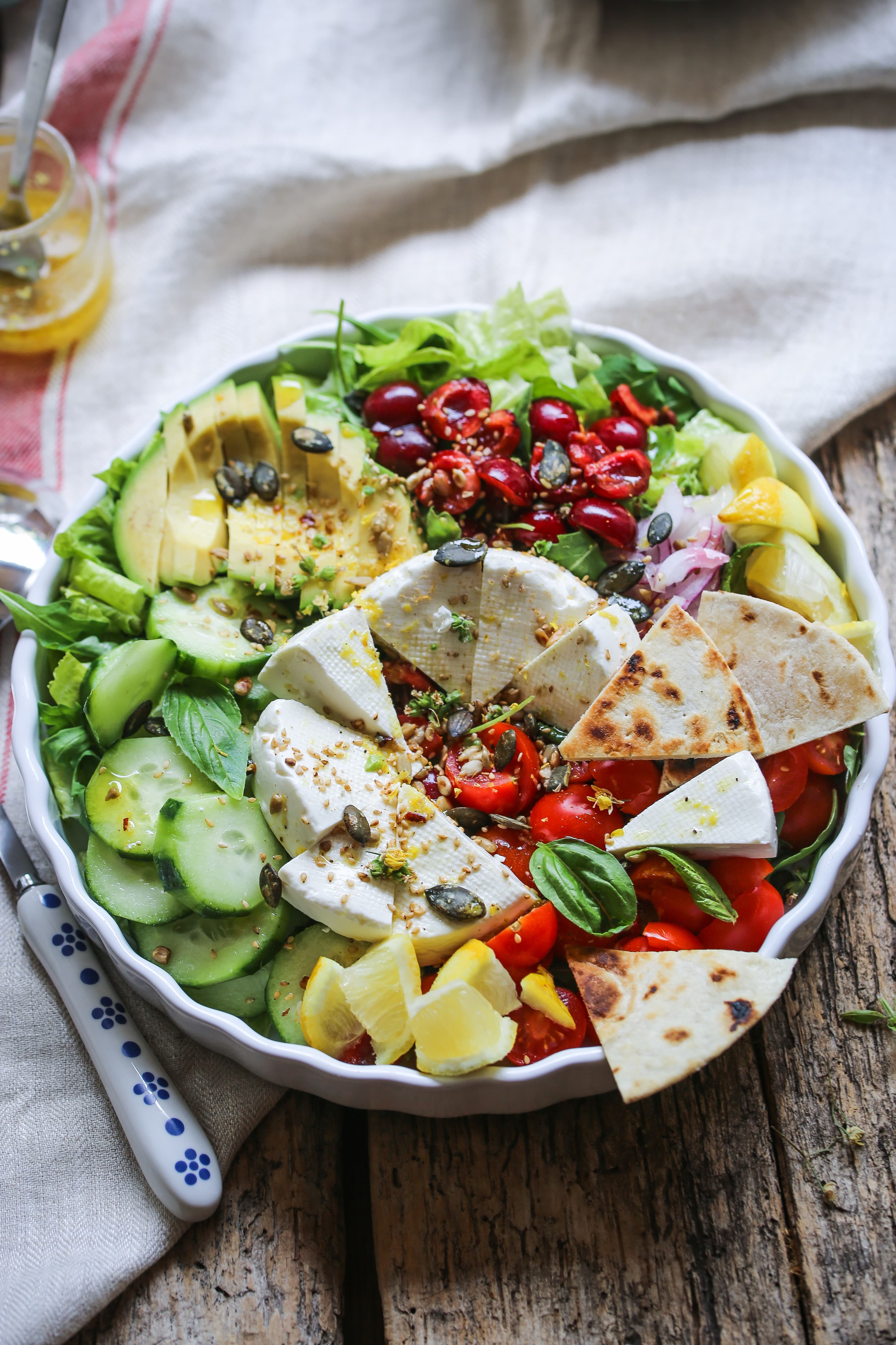 photo of beautifully arranged food