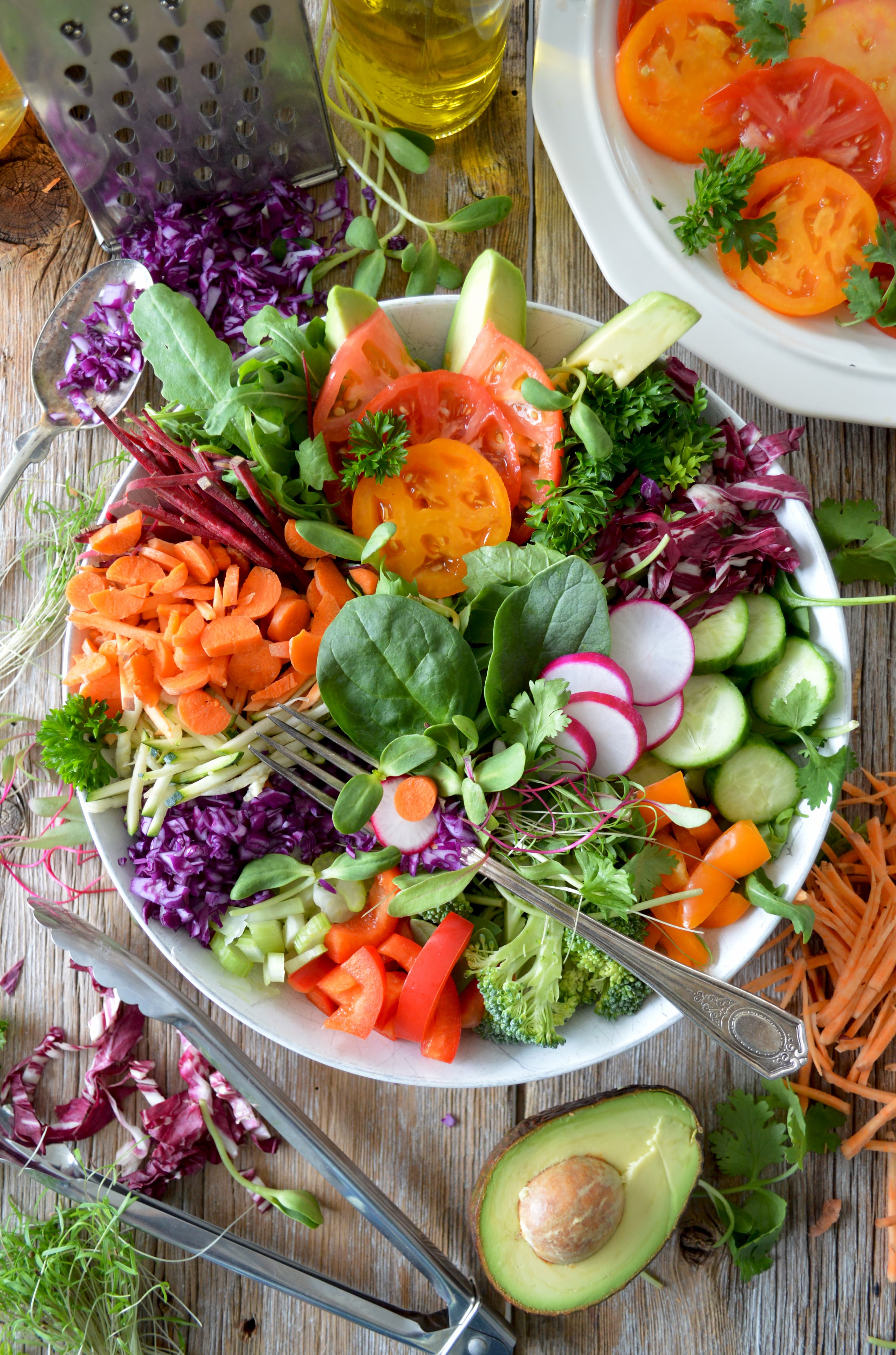 photo of beautifully arranged food